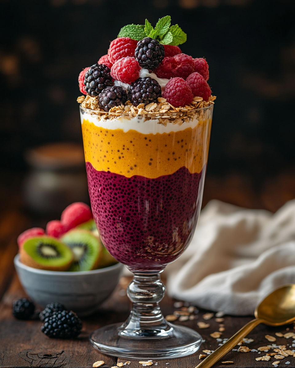 Pudim de chia